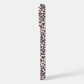 Rosa Herz Leopardenprint-iPhone-Hülle iPhone Hülle (Linke Seite)