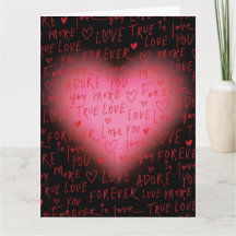 Rosa Herz Liebe - Geschenkpapier