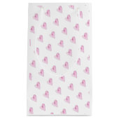 Rosa Herz Liebe Sweet Valentinstag Wedding Baby Kleine Geschenktüte (Vorderseite)