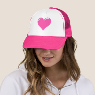 Rosa Herz - Liebe Truckerkappe