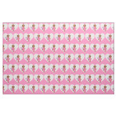 Rosa Herz lustige Mütter Tag Donald Trump Stoff (Fat Quarter (45,7 x 55,9 cm))