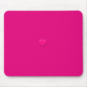 Rosa Herz Mausepad Mousepad