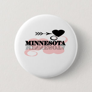 Rosa Herz Minnesota Button