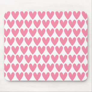 rosa Herz Mousepad