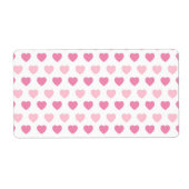 Rosa Herz Nahtlose Valentinstag Dekoration (Vorne)