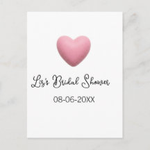 Rosa Herz Pastell Retro Brautparty Datum Boho Te