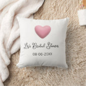 Rosa Herz Pastell Retro Brautparty Termin Boho Te Kissen (Decke)