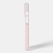 Rosa Herz rosa Bow Case-Mate iPhone Hülle (Rückseite / Links)