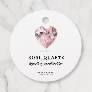 Rosa Herz-Rosenquarz-Liebeskristall-Hochzeit Geschenkanhänger