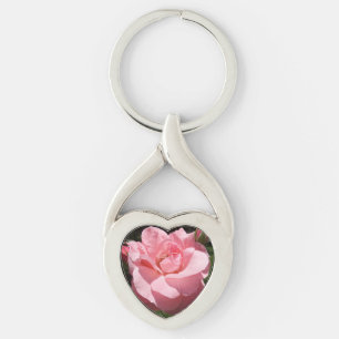 Rosa-Herz-Schlüsselkette Schlüsselanhänger
