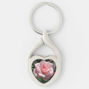 Rosa-Herz-Schlüsselkette Schlüsselanhänger