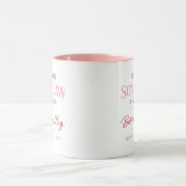 Rosa Herz Schwiegersohn Muttertags-Tasse Tasse (Zentrum)