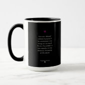 Rosa Herz-Tasse Tasse (Links)