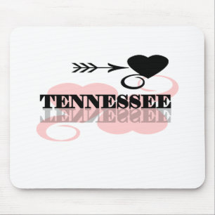 Rosa Herz Tennessee Mousepad