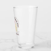 Rosa Herz und farbenfrohe Pastellbäder Bunny Glas (Links)