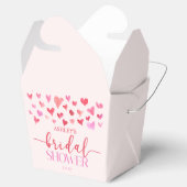 Rosa Herz - Valentinisches Brautparty Geschenkschachtel (Geöffnet)