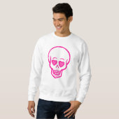 Rosa Herzaugen Sweatshirt (Vorne ganz)