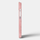 Rosa Herzblasen und Liebe Case-Mate iPhone Hülle (Rückseite / Links)