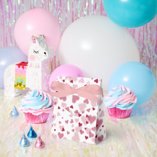 Rosa Herzchen Muster Geschenkschachtel (Party)
