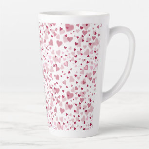 Rosa Herzchen Muster Milchtasse