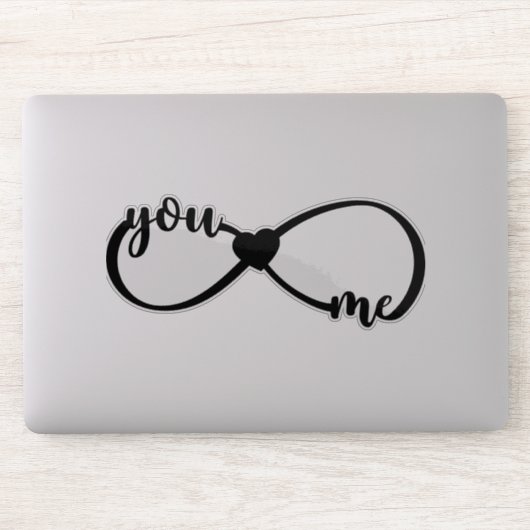 Rosa Herzchen Valentinstag Aufkleber (Computer)
