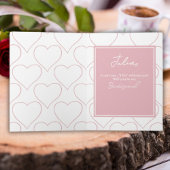 Rosa Herzchen Valentinstag Brautjungfer Antrag Kar Einladung