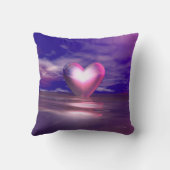 rosa Herzcreme Kissen (Rückseite)