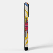 rosa Herzdesign und Personalisierter Name Case-Mate iPhone Hülle (Rückseite / Rechts)