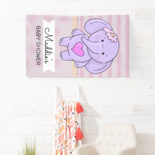 Rosa Herzelementar | Name und Ereignis hinzufügen Banner (Insitu)