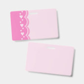 Rosa Herzen Ausweis (Vorder- & Rückseite)