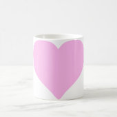 Rosa Herzen, bedingungslose Liebe_ Kaffeetasse (Mittel)