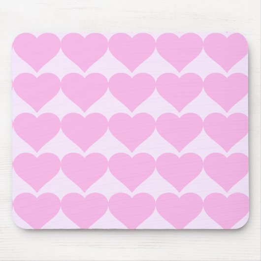 Rosa Herzen, bedingungslose Liebe_ Mousepad (Vorne)