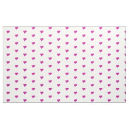 Rosa Herzen Custom Polyester Weave Fabric Stoff