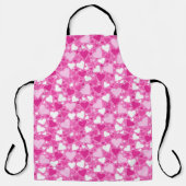 Rosa Herzen Design für Brustkrebs-Bewusstsein Schürze (Vorderseite)