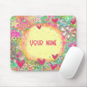 rosa Herzen Eigene Inspirivity Mousepad (Mit Mouse)