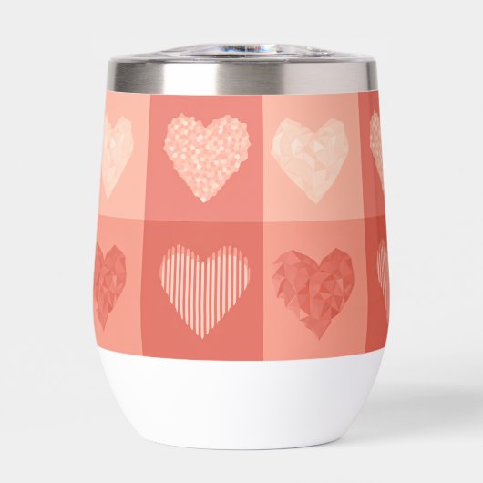 Rosa Herzen für Sie (Vorderseite)