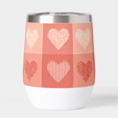 Rosa Herzen für Sie (Rückseite)