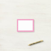 Rosa Herzen gerahmte Post-it-Notizen Post-it Klebezettel (Auf Schreibtisch)