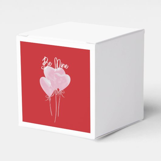 Rosa Herzen Geschenkschachtel (Vorderseite)