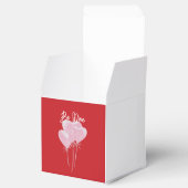 Rosa Herzen Geschenkschachtel (Geöffnet)