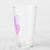 Rosa Herzen Glas (Links)
