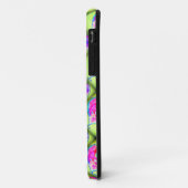 Rosa Herzen grüne Diamanten Case-Mate iPhone Hülle (Hinten/Links)