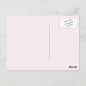 Rosa Herzen | Herzlichen Glückwunsch Abschluss Pos Postkarte (Rückseite)