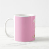 Rosa Herzen Hundeliebe Kaffeetasse (Links)