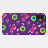 Rosa Herzen iPhone-Hülle Case-Mate iPhone Hülle (Rückseite (Horizontal))