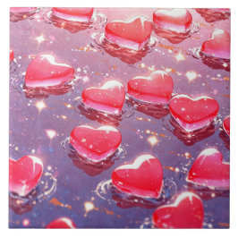 Rosa Herzen Keramik Tile Fliese