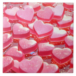 Rosa Herzen Keramik Tile Fliese