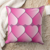 Rosa Herzen Kissen Kissen (Decke)