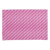 Rosa Herzen Kissenbezug (Vorderseite-Rechts)