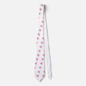 Rosa Herzen Krawatte (Vorderseite)